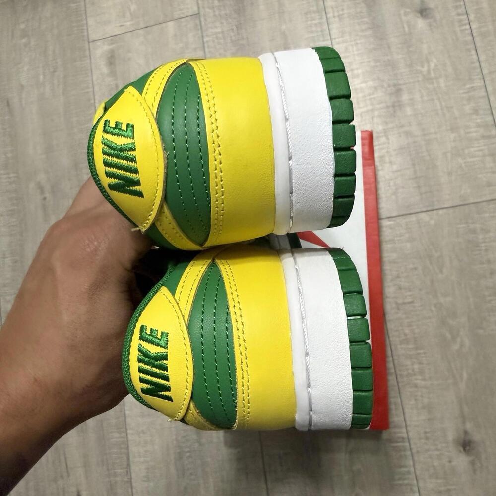 New Nike Dunk Low Retro Reverse Brazil New DV0833-300 Mens Size 9 - Picture 5 of 8